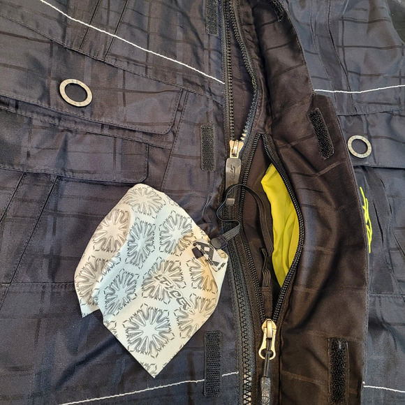 Spyder Ski Jacket Mens Fit Large Waterproof Insulated Freeryde Full Zip Logo - Picture 8 of 16